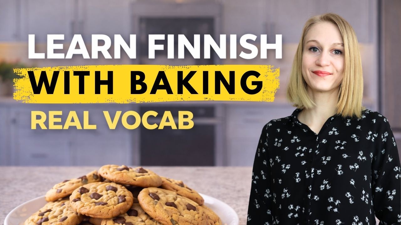 Learn Finnish Through a Chocolate Chip Cookie Recipe 🍪 | Finnish Cooking Vocabulary Explained