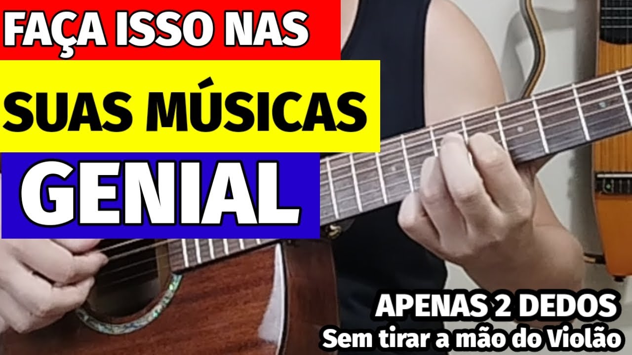 🎸Atalhos secretos do VIOLÃO: Isso chega a ser BIZARRO de tão LINDO e FÁCIL de TOCAR no VIOLÃO!