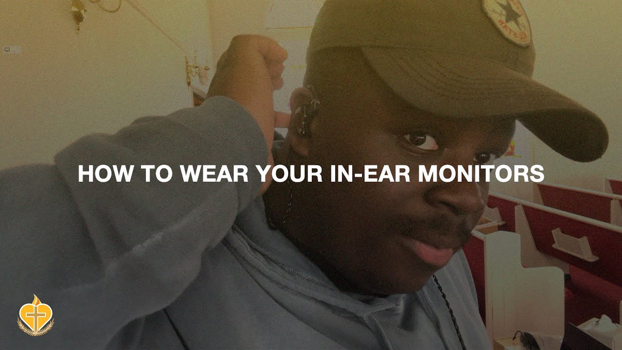 How to wear your in-ear monitors