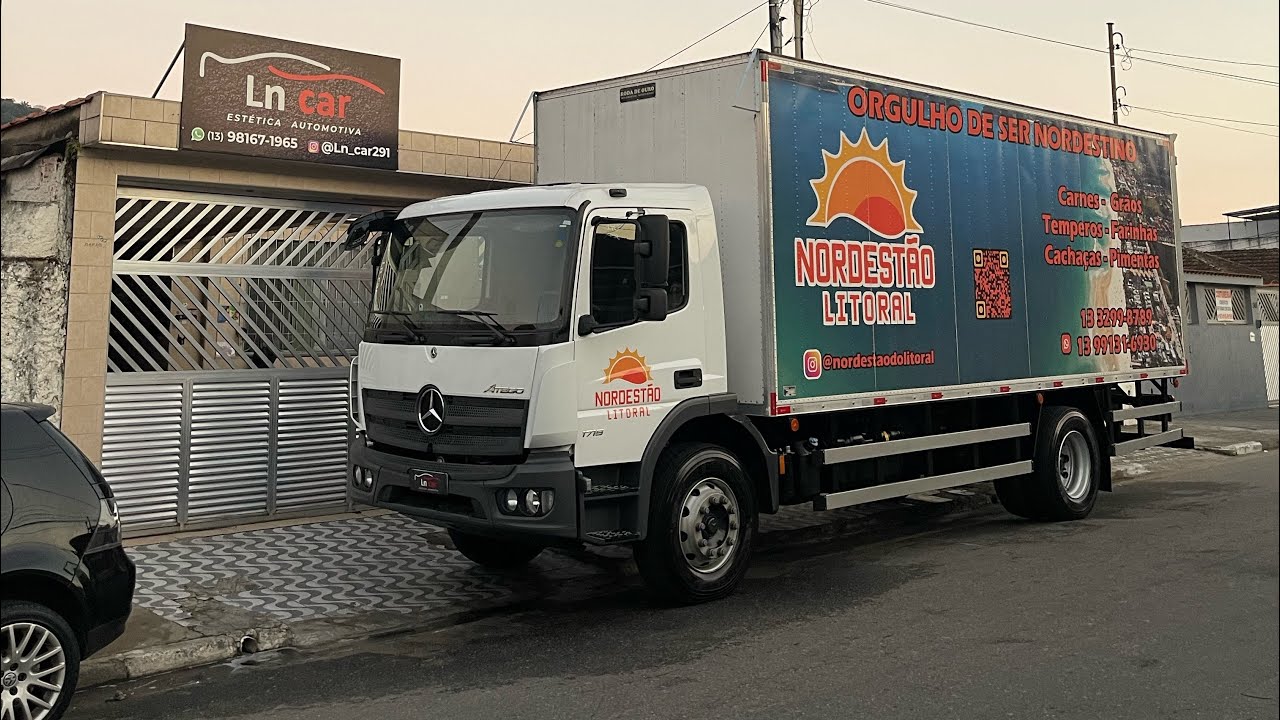Lavagem detalhada em um CAMINHÃO ATEGO 😱 - Dia dia de um dono de estética automotiva