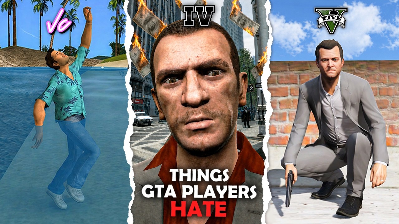Что не нравится игрокам в каждой игре GTA