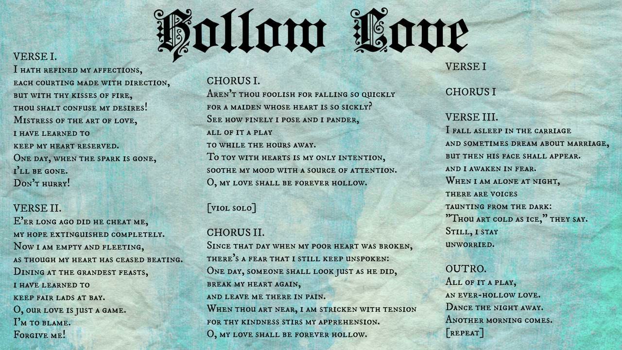 Hollow Love ('Plastic Love' Bardcore)