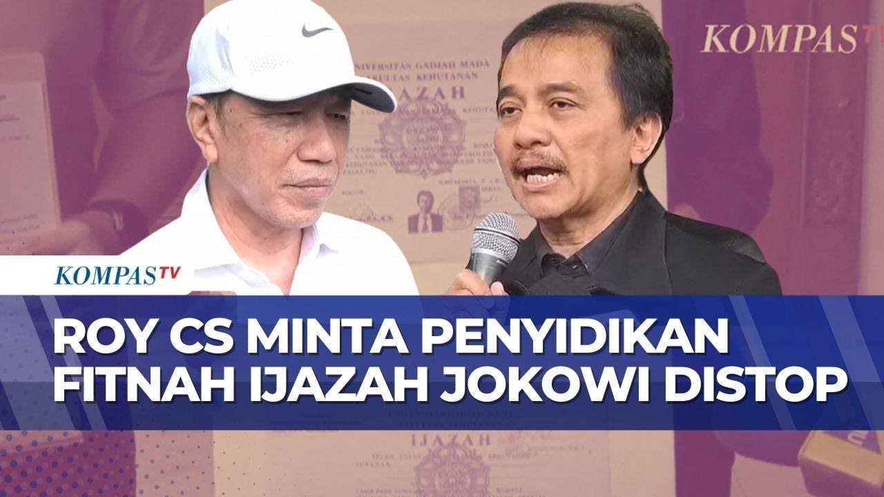 Roy CS Minta Penyidikan Fitnah Ijazah Palsu Distop, Jokowi: Proses Hukum Tetap Berjalan! | BU