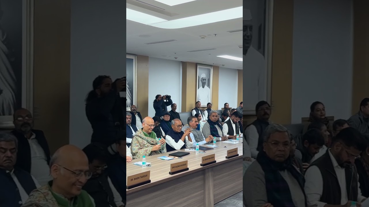 CWC Meeting | Indira Bhawan | Congress | Delhi
