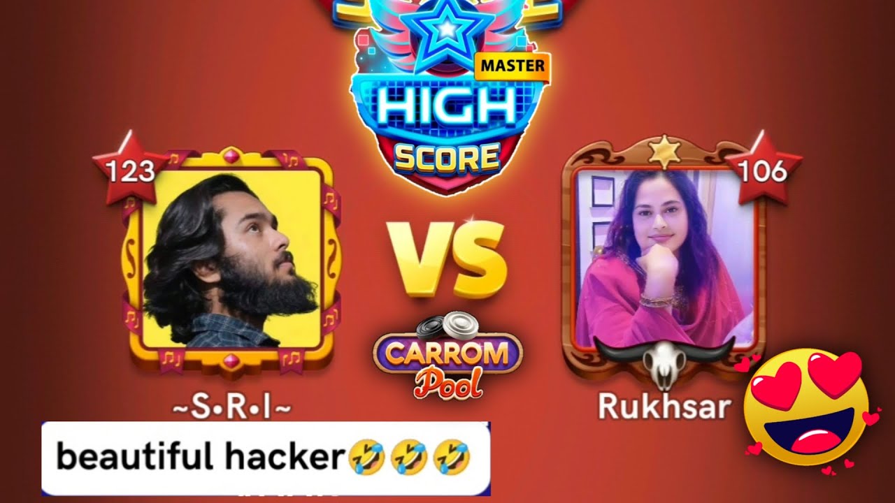 😍I met a beautiful hacker😉Carrom Pool high score table/ New event carrom pool🔥