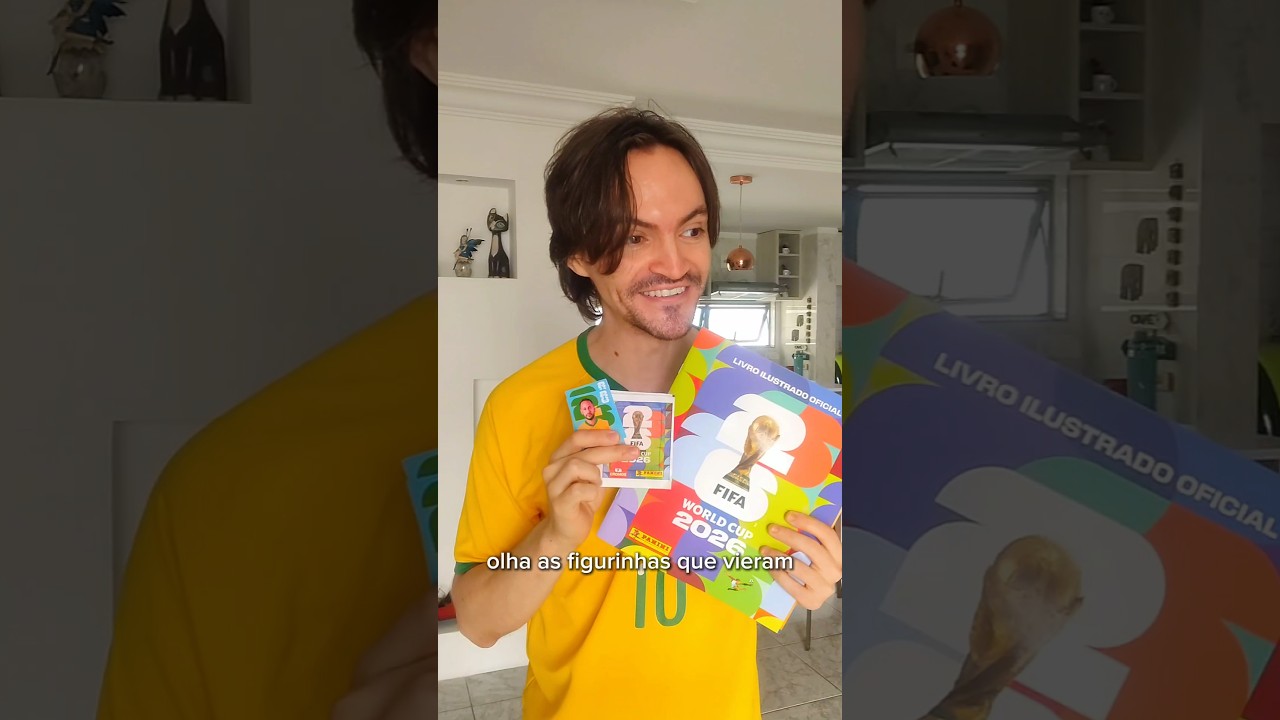 Figurinhas raras do &aacute;lbum Copa 2026! #futebol #neymar #fifa