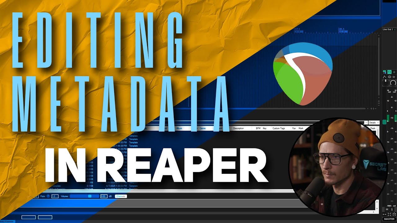 Editing Metadata - REAPER TUTORIAL