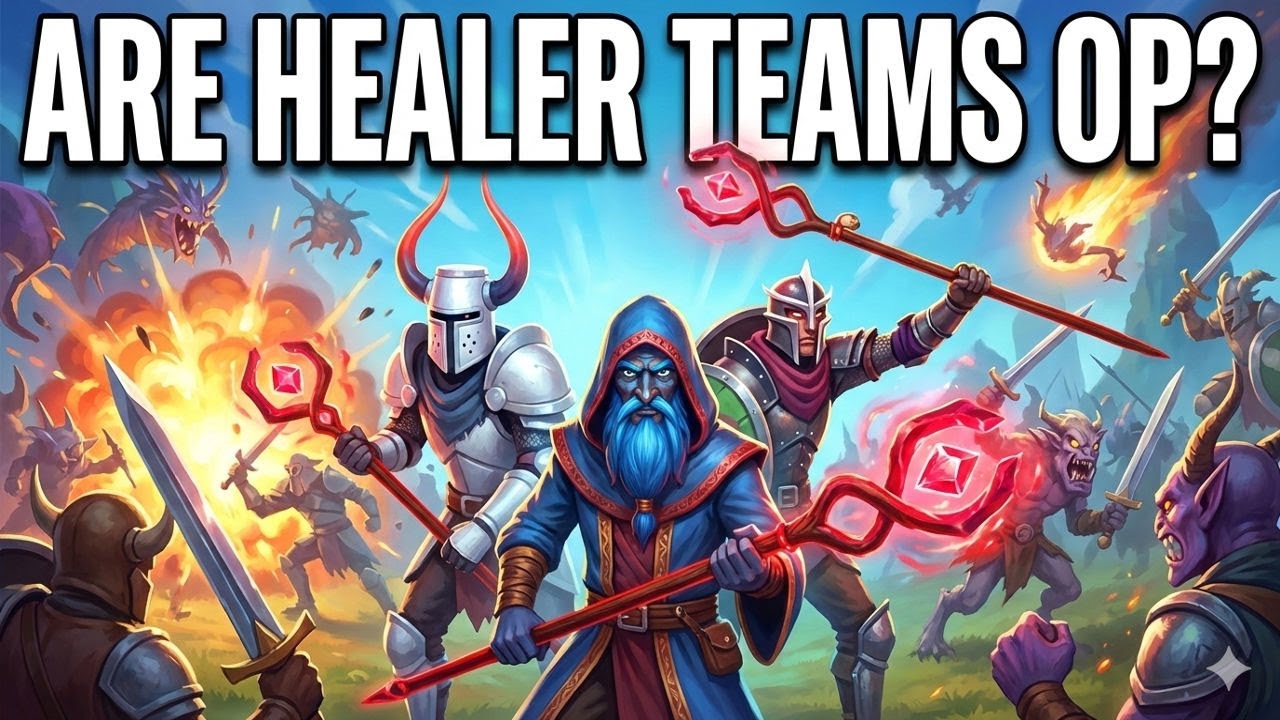 ARE HEALER TEAMS OP? We Tried an ALL-HEALER BUILD in VR! | Dungeons of Eternity