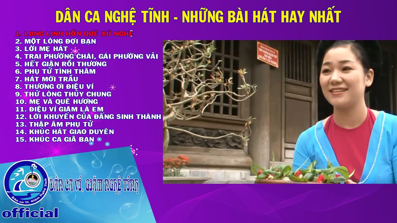 Dân ca Nghệ Tĩnh - Những bài hát hay nhất [Tuyển chọn Dân ca Nghệ Tĩnh]