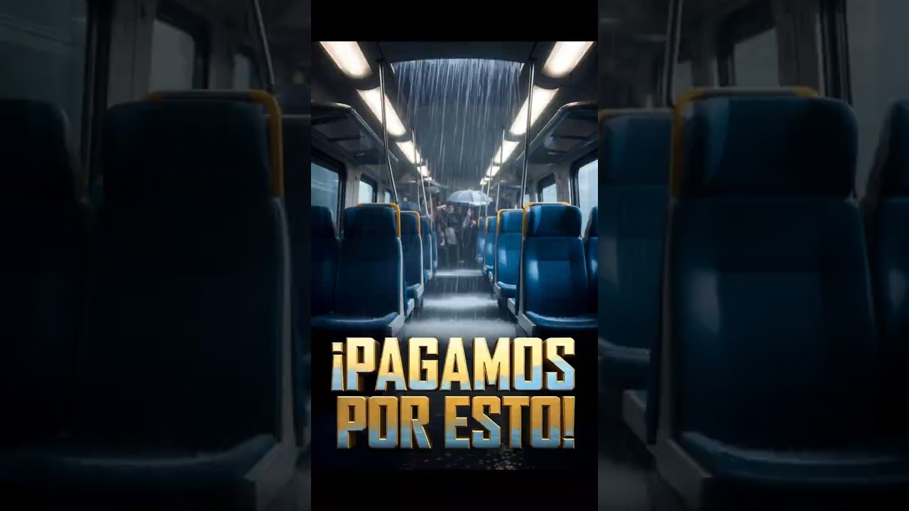 🤡 ¡PAGAMOS POR ESTO! El vídeo del tren "colador" que avergüenza a Renfe