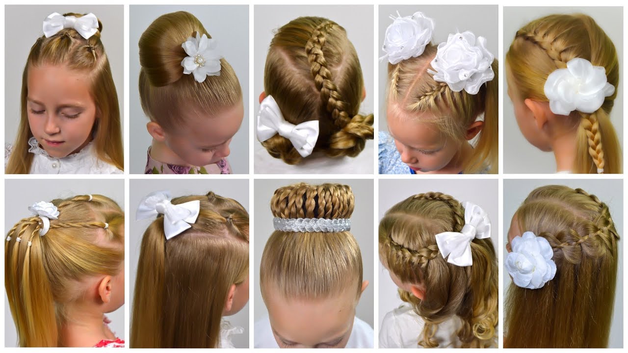 10 ПРОСТЫХ ПРИЧЕСОК НА 1 CЕНТЯБРЯ и КАЖДЫЙ ДЕНЬ  ★ BACK TO SCHOOL HAIRSTYLES #27 #LGH