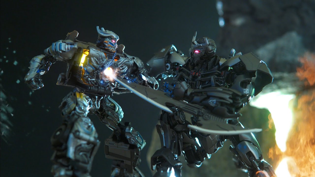 Galvatron vs Scourge Transformers Stop Motion