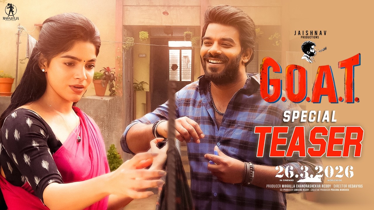 G.O.A.T - Special TEASER | Sudheer Anand | Divya Bharathi | Leon James | Vedavyas