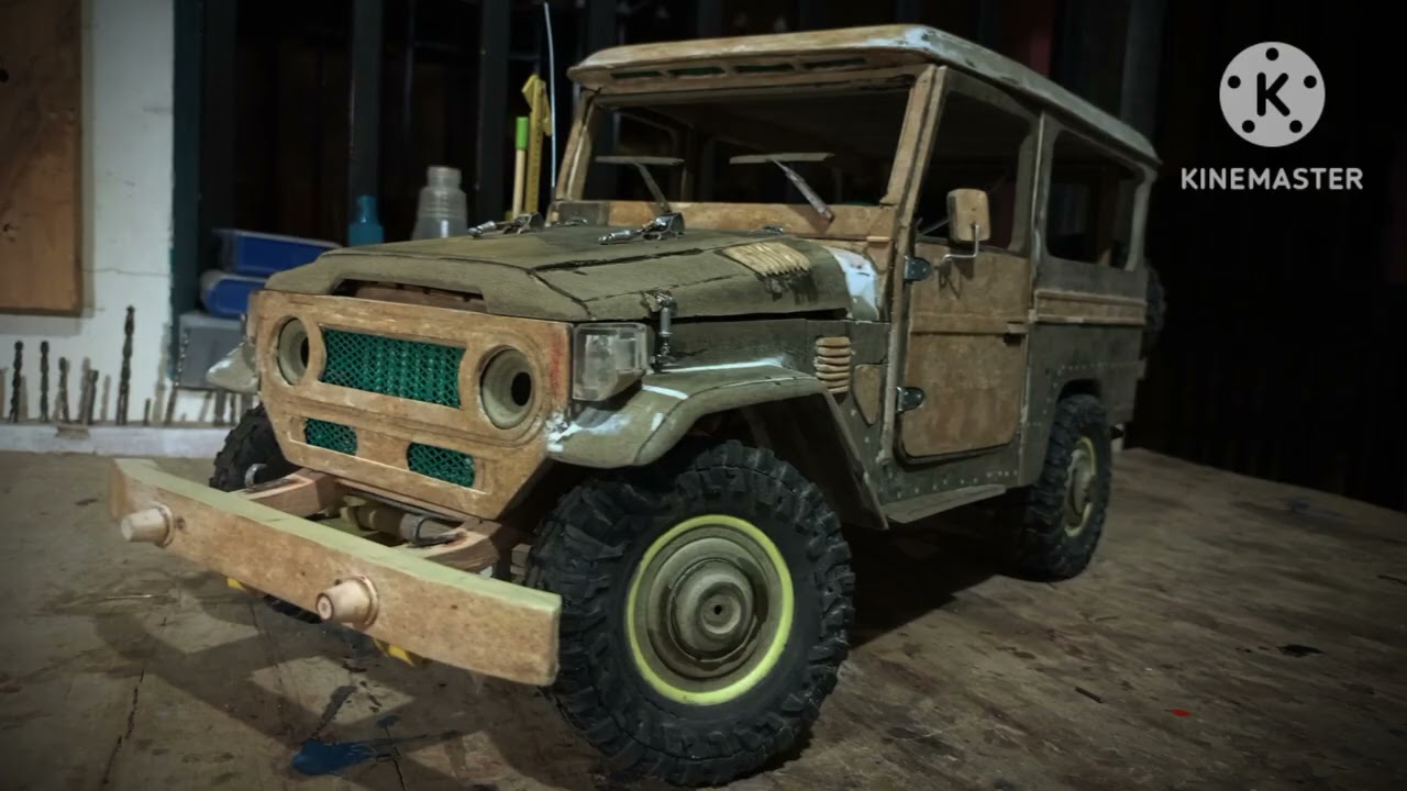 construcción de mini replica Toyota fj 43