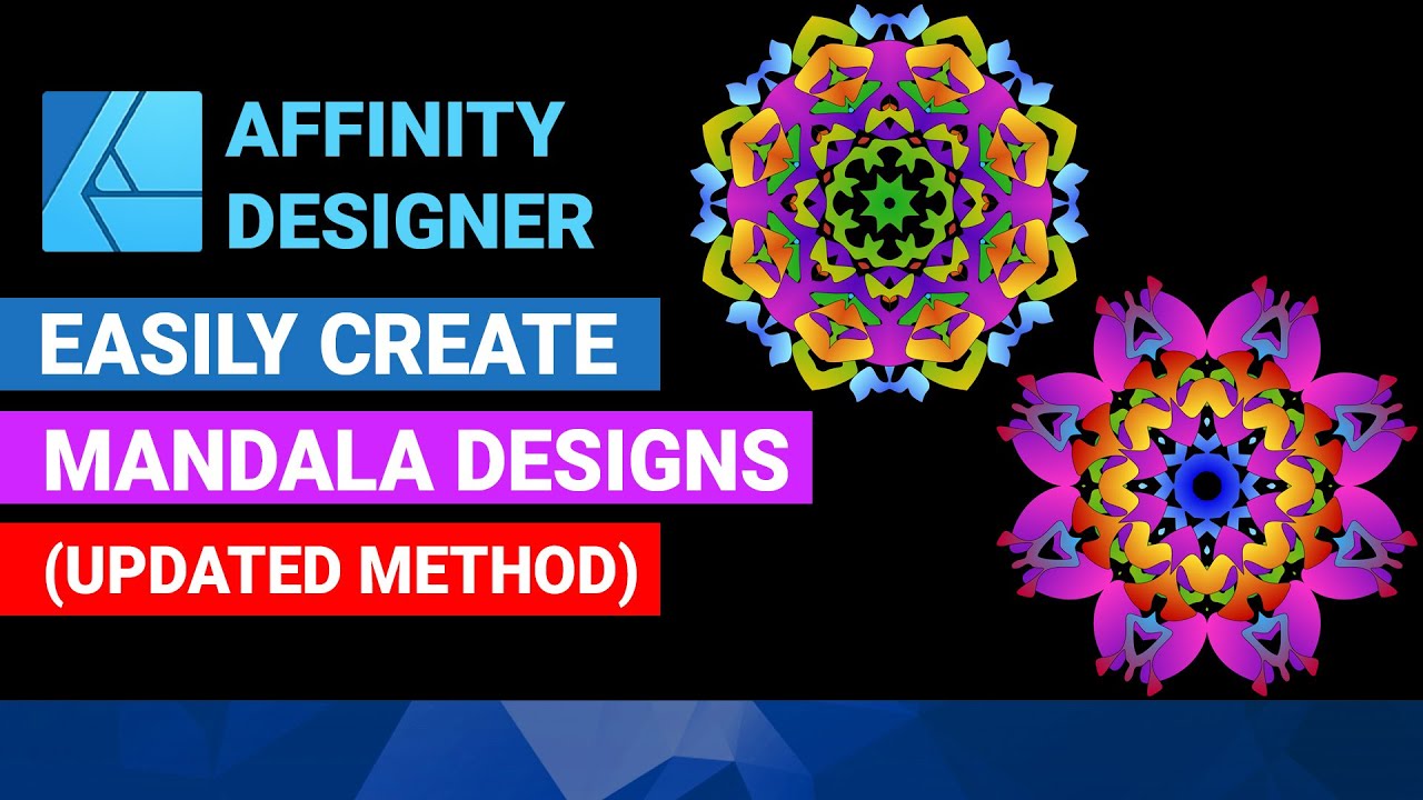 Affinity Designer | How to Create Mandala Art?
