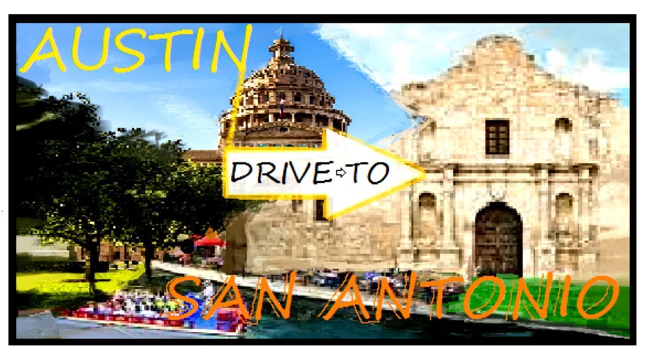 DRIVING - Austin TX to San Antonio TX in 4K - USA - REAL DRIVE