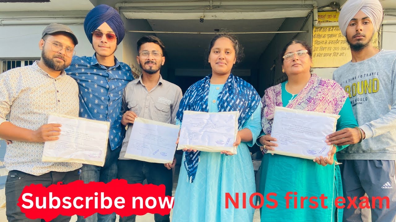|| NIOS first exam in my school || #dailyvlog #fun ￼