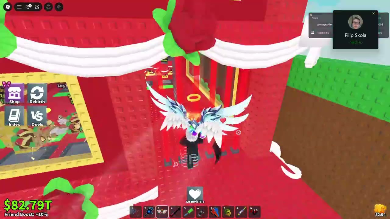 Hrál jsem extrémní update ve steal a brairot s Filipem !!! part 3 (lucky blocky )