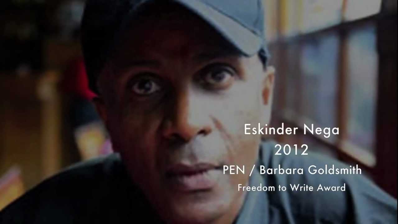 Eskinder Nega, recipient of the 2012 PEN/Barbara Goldsmith Freedom to Write Award