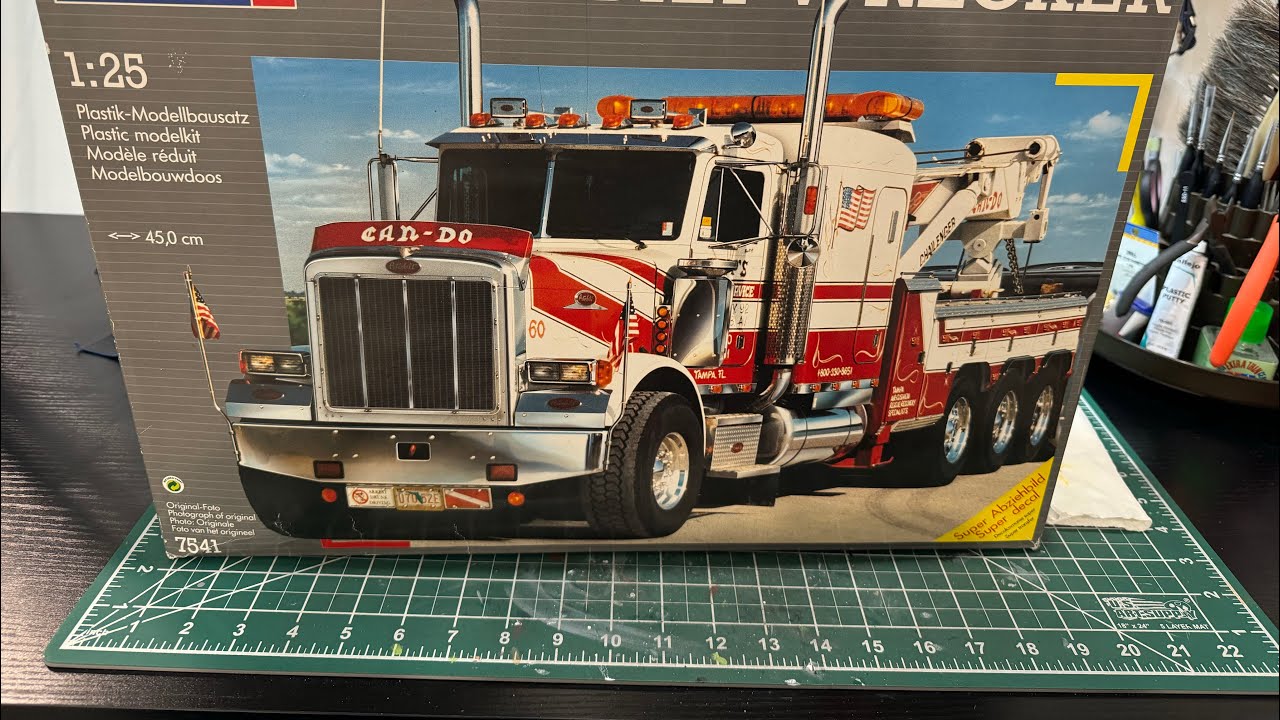 Episode-24 Progress on the Revell Peterbilt Wrecker