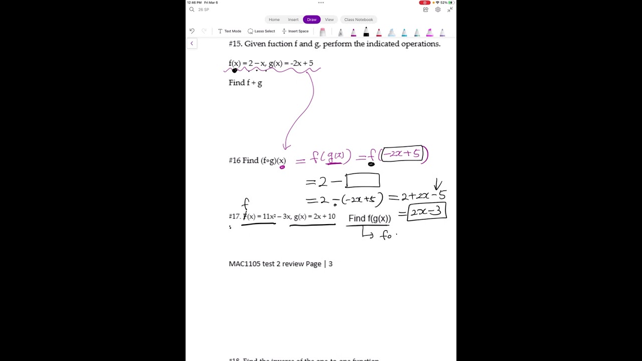Test 2 review #16 and #17
