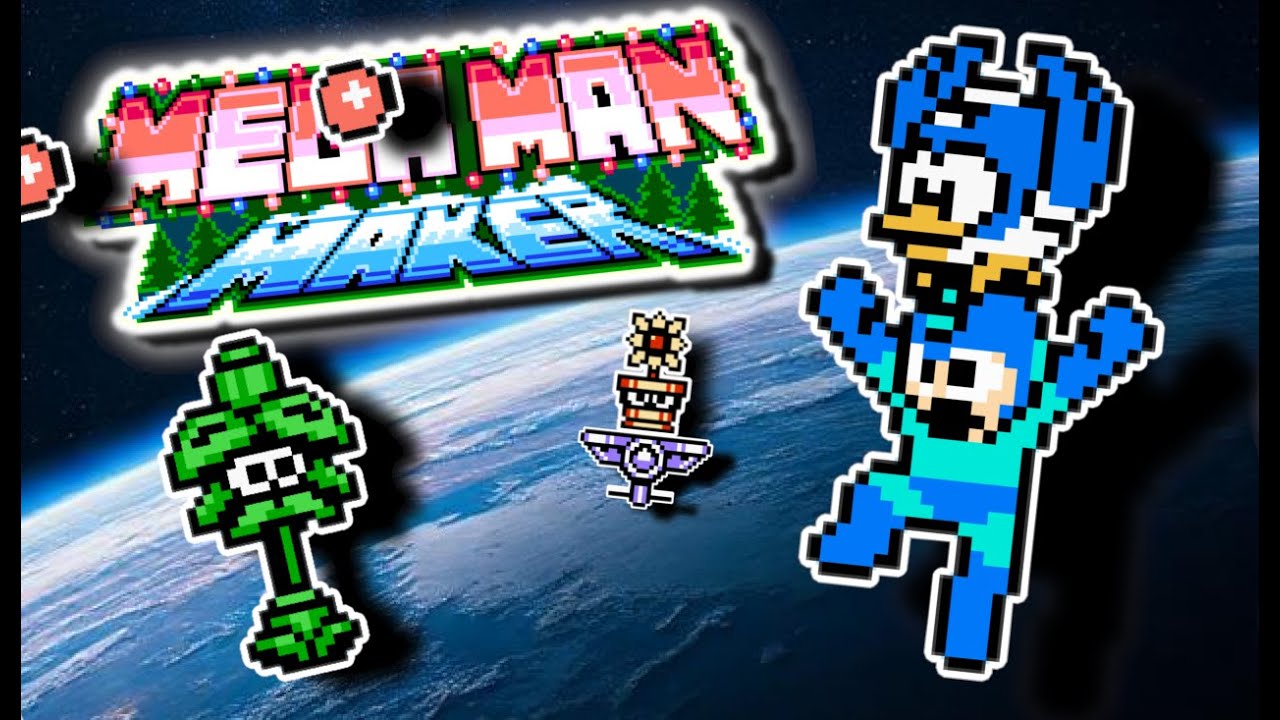 Mega Man Maker 1.10 - H.A Cliffside storm gardens