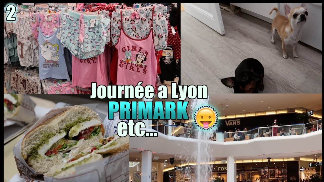 VLOG 2 • Journée Shopping à Lyon La Part dieu, Primark, Sephora, Bershka...