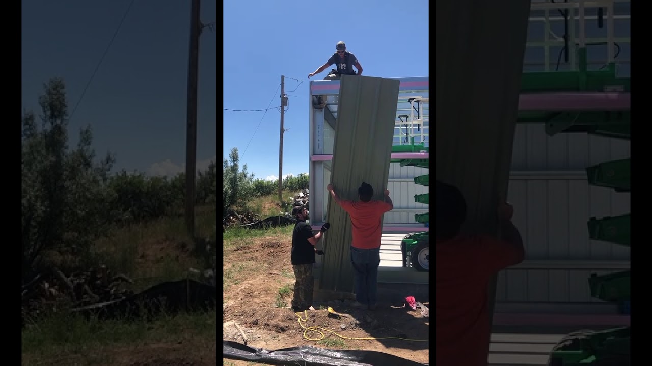 Installing your Great Western Steel Building Panels on the Steel Line