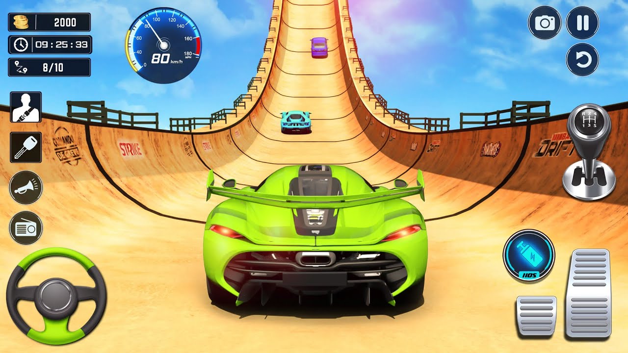 Mega Ramp Stunt Car Simulator 2 - Mega Ramp Racing Car Mode - Android GamePlay