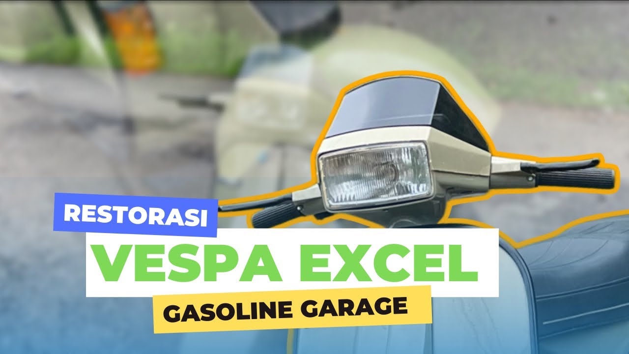 Restorasi Vespa Excel th 98