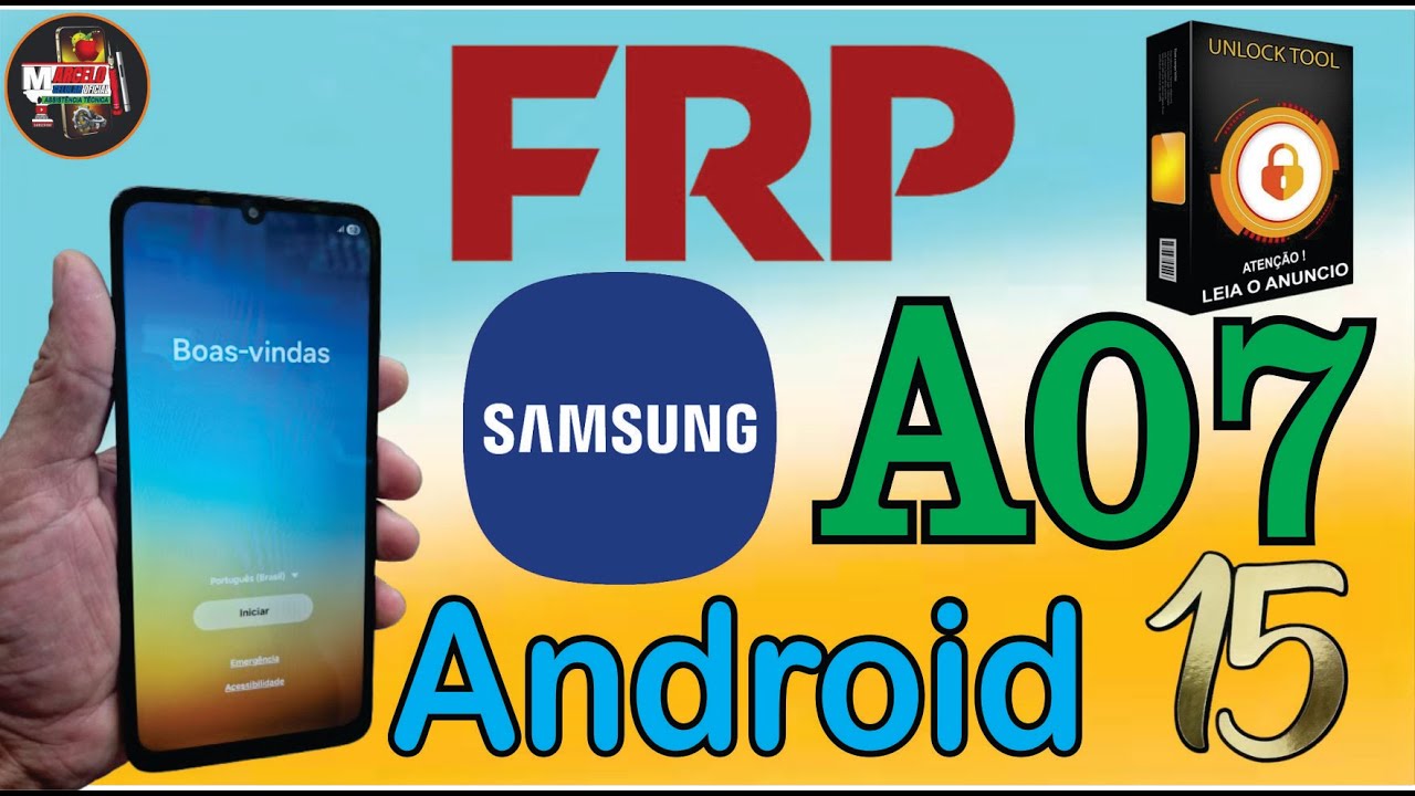 Como Desbloquear Conta Google Samsung A07 Android 15 Atualizado 2026