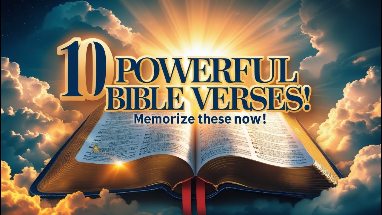 10 Bible Verses You NEED To Know (GET THIS IN YOUR HEAD)