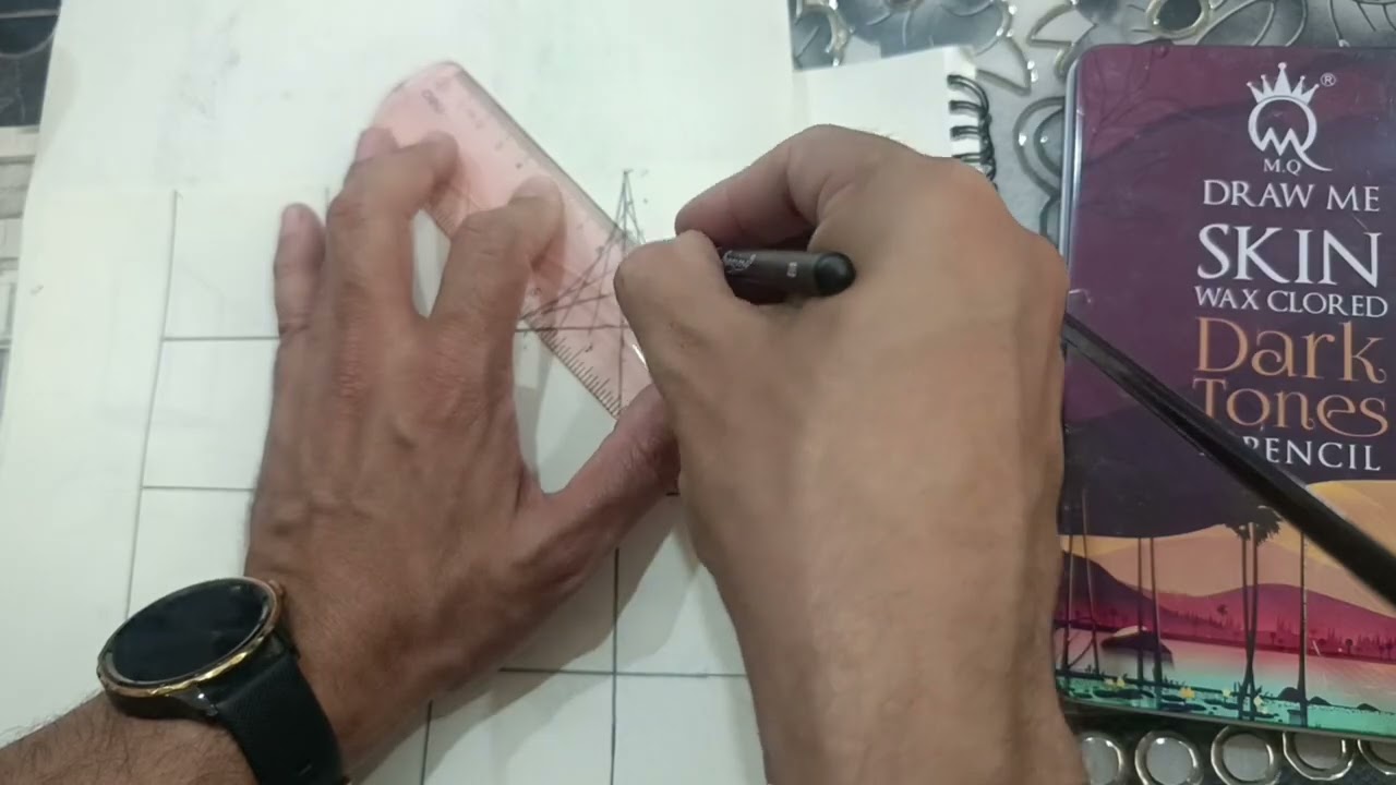 درس عن الفن البصري .... شكل بصري  جميل وسهل جداً....د. أمير أحمد الباني 