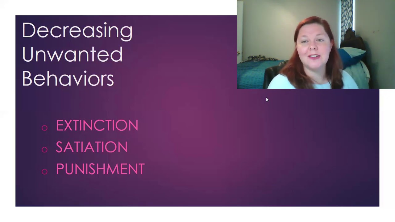 Decreasing Unwanted Behaviors