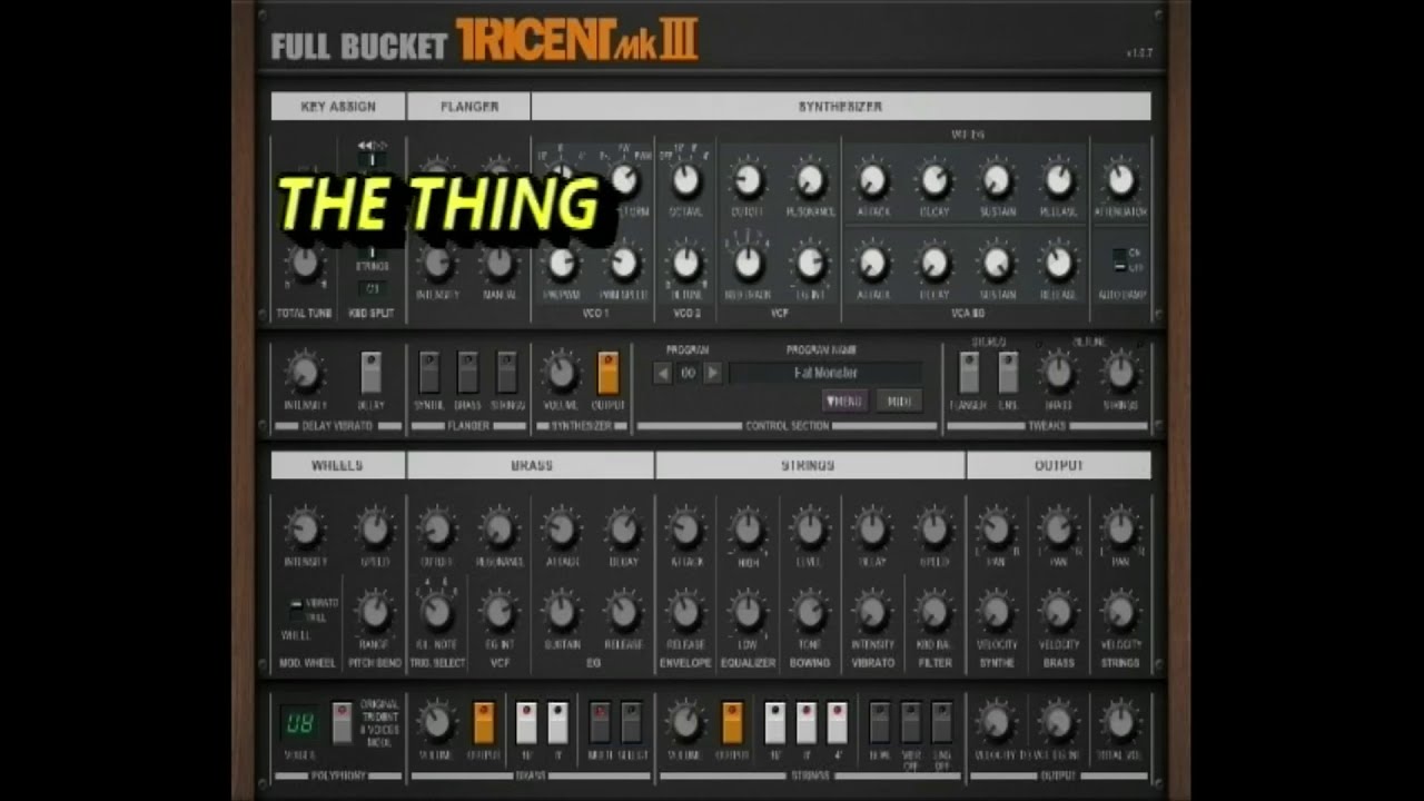 FREE VST FULLBUCKET TRICENT-  SOUND DEMO MULTI INSTANCES