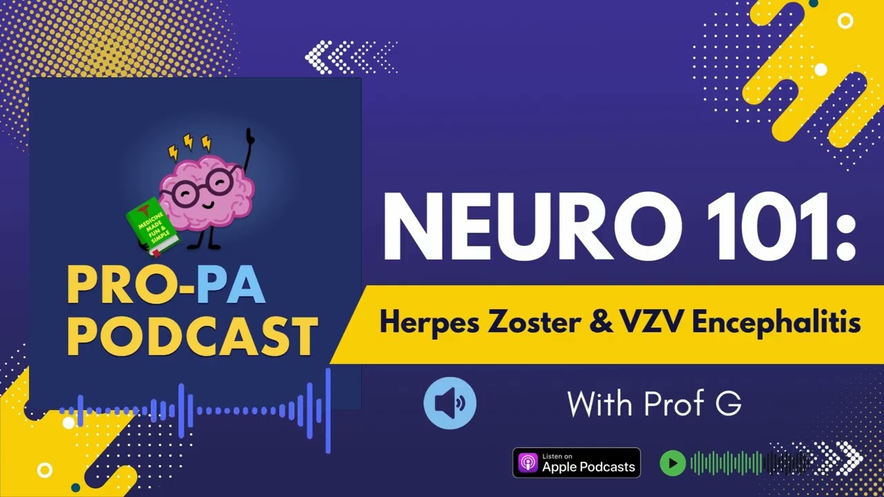 Herpes Zoster & VZV Encephalitis | A Clinical Medicine Brief