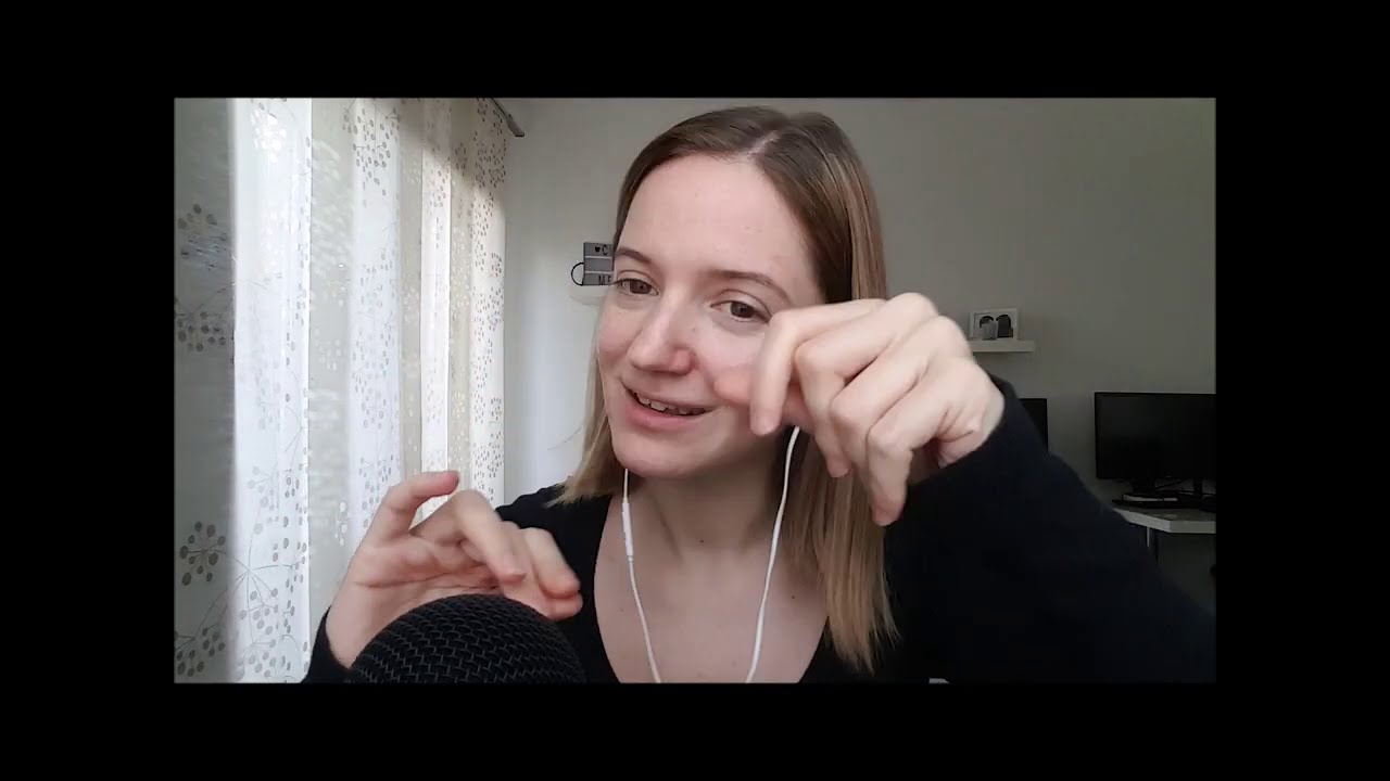 ASMR pure hand sounds and counting you to sleep - three times + mouth sounds