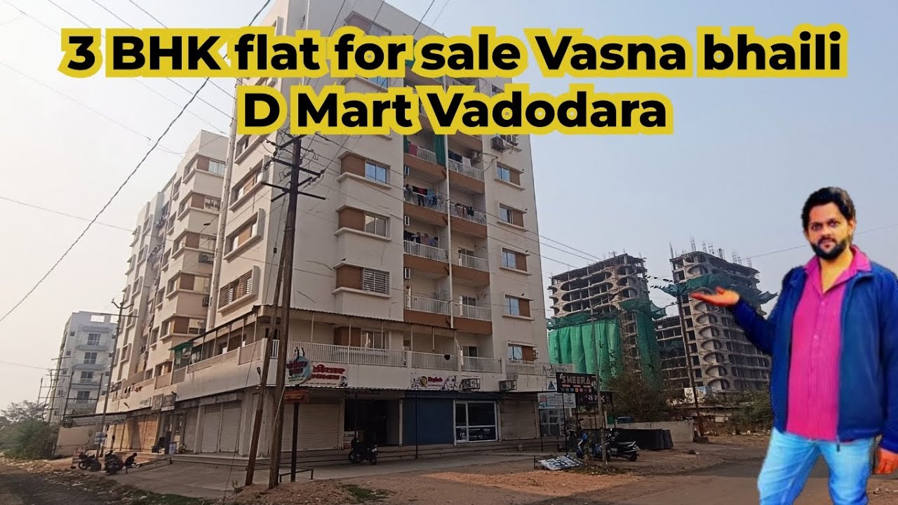 3 BHK big flat sale nr Vasna bhaily DMart@GOTRI98 @Vasna @VadodaraProperties @thevadodaraproperties 