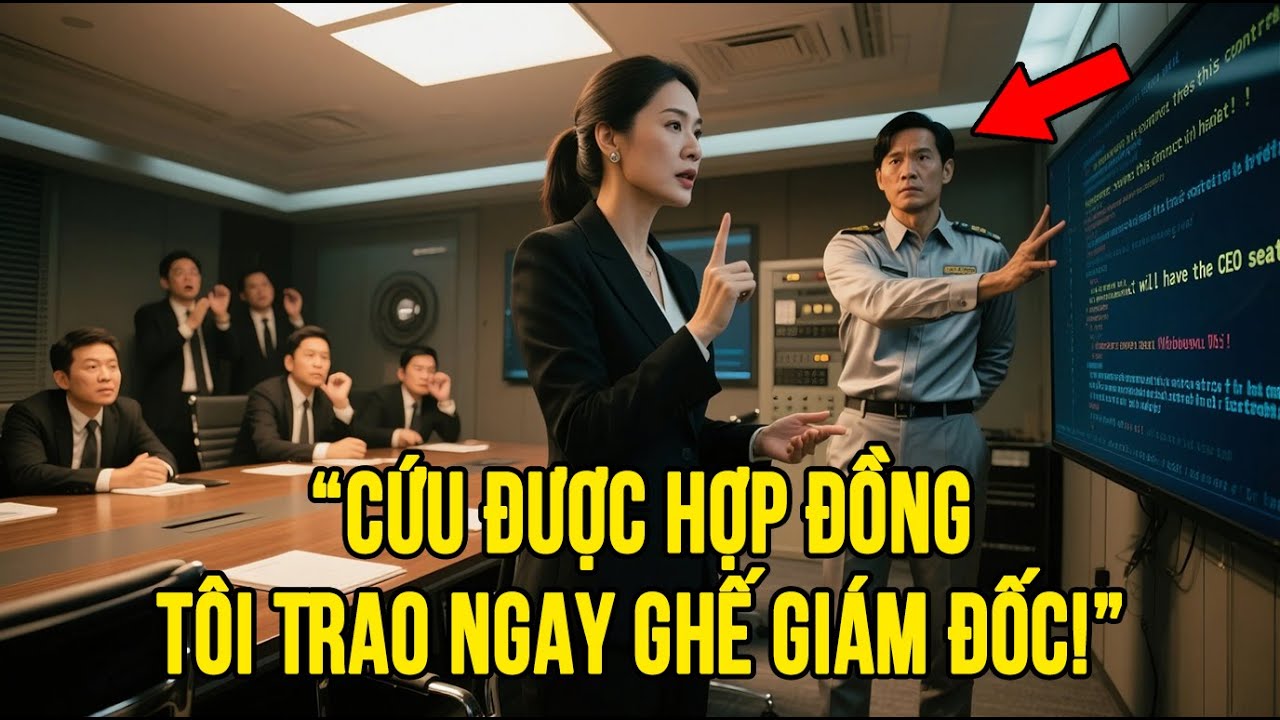 “Cứu Được Hợp Đồng, Tôi Trao Ngay Ghế Giám Đốc!” – Không Ngờ Anh Bảo Vệ Âm Thầm Giải Quyết!