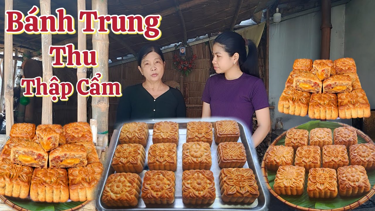 Làm Bánh Trung Thu Thập Cẩm Trứng Muối để kịp tết trung thu này