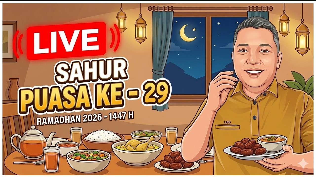 Live Sahur Puasa Ke - 29 Ramadhan 2026 (1447 H)