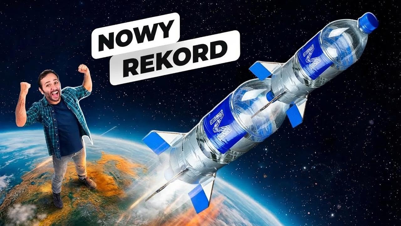 Nowy rekord: rakieta z butelki PET poleciała jeszcze dalej!