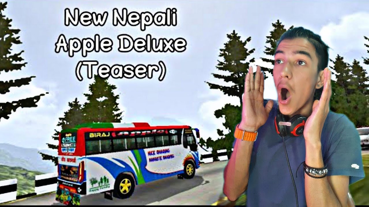 Upcoming Nepali Apple Deluxe Bus Mod for Bus simulator Indonesia || Nepali bus mod for Bussid ||