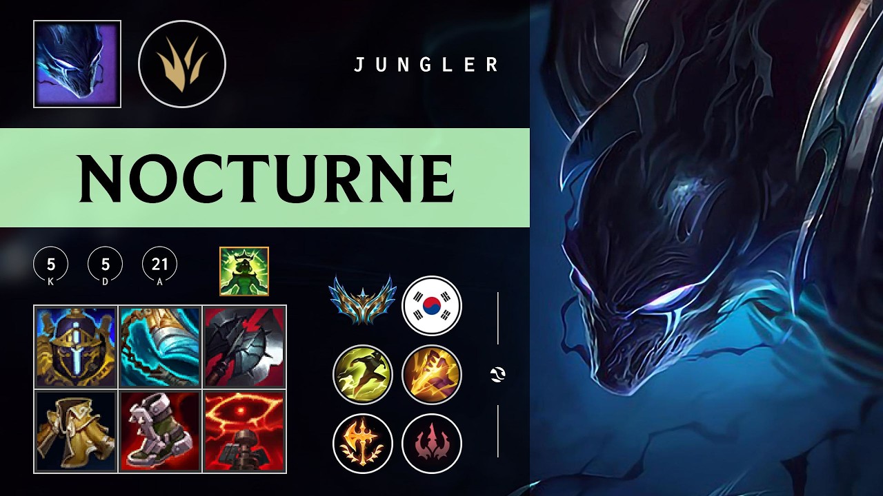 Nocturne Jungle vs Shaco - KR Challenger Patch 26.05