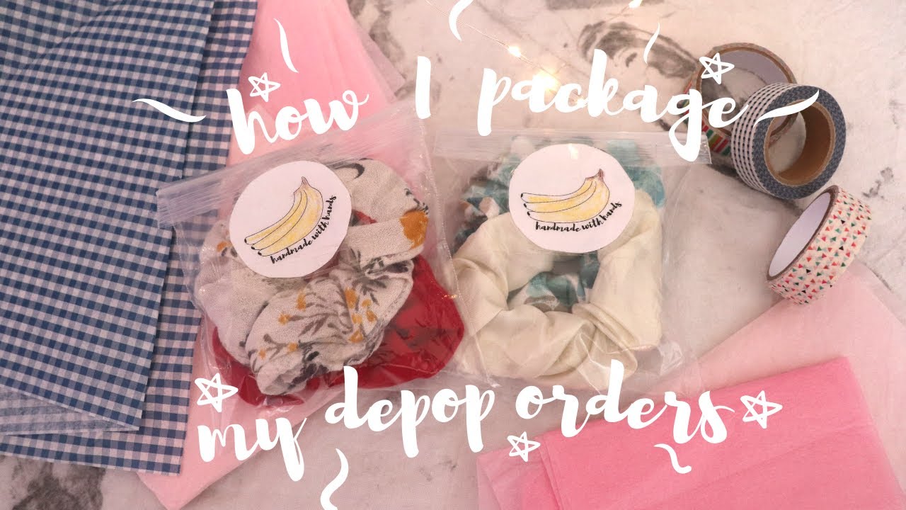 depop | how i package my orders