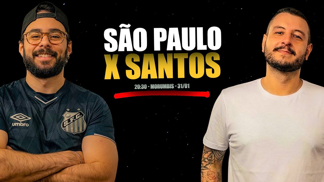 SANTOS X SÃO PAULO | AO VIVO | BRASILEIRÃO #2 | Jornada do Rodolfo