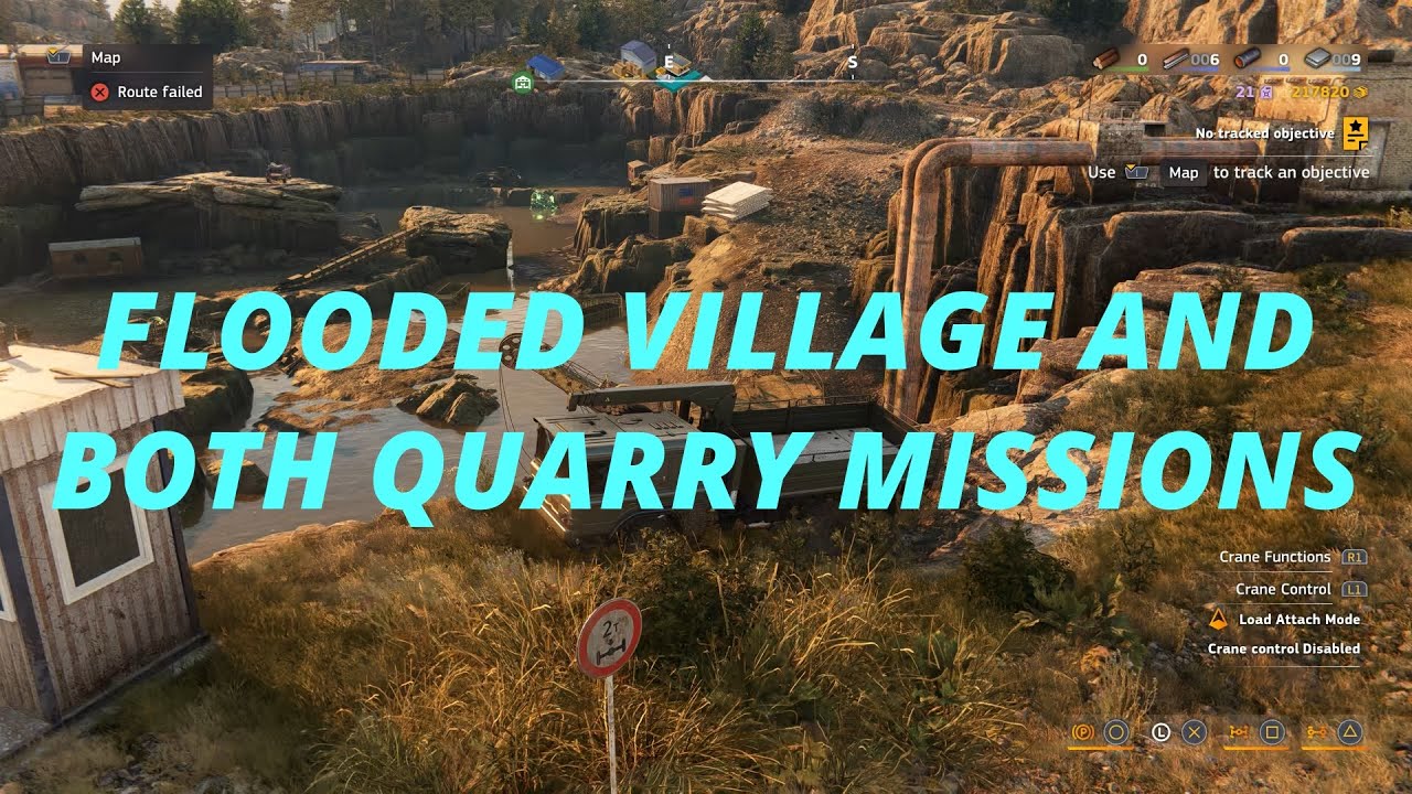 Roadcraft Flooded Village And Both Quarry Missions