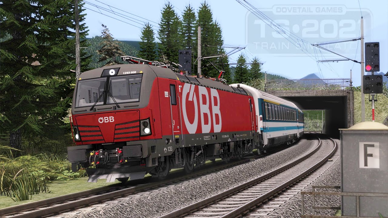 Train Simulator 2021 &Ouml;BB Vectron 1293 Karawankenbahn Italy railways
