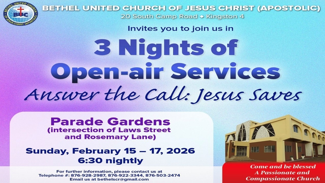 Bethel South Camp Road Street Meeting Parade Gardens Night 3. 17/02/26 Elder Winston Rowe
