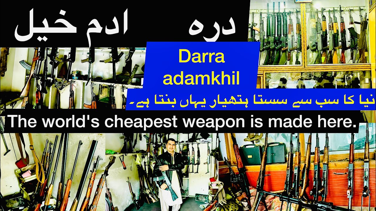Darra Adam Kheil |Da har qesma hatyar arzan market #darraadamkhelbazar #darra #9mm